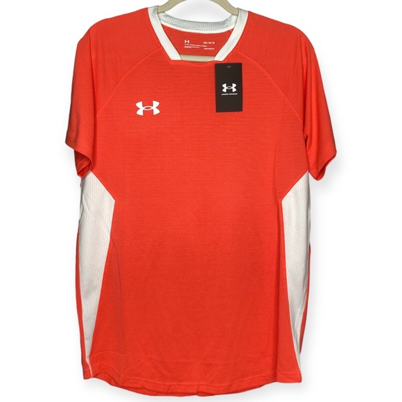 Under Armour Other - Under Armour UA Mens M Match 2.0 Jersey Heatgear Heat Gear Sports Orange White